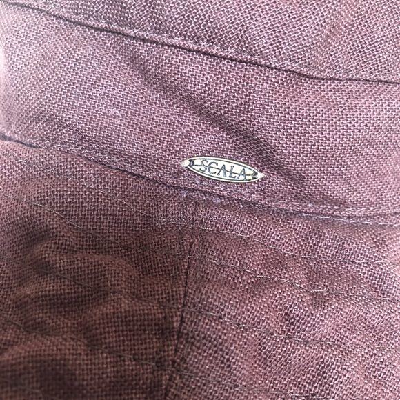 SCALA Collezione Handcrafted Linen Summer Hat - Picture 2 of 9